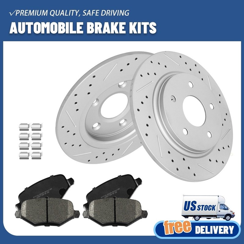 305mm Rear Disc Brake Rotors & Ceramic Pads for Dodge Grand Caravan Journey C/V