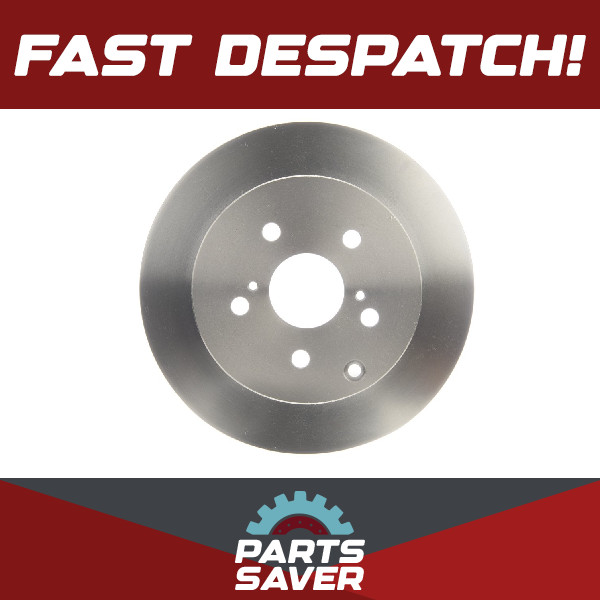 2x Brake Discs Pair Solid fits TOYOTA VERSO ZGR20 1.6 Rear 09 to 17 1ZR-FAE Set
