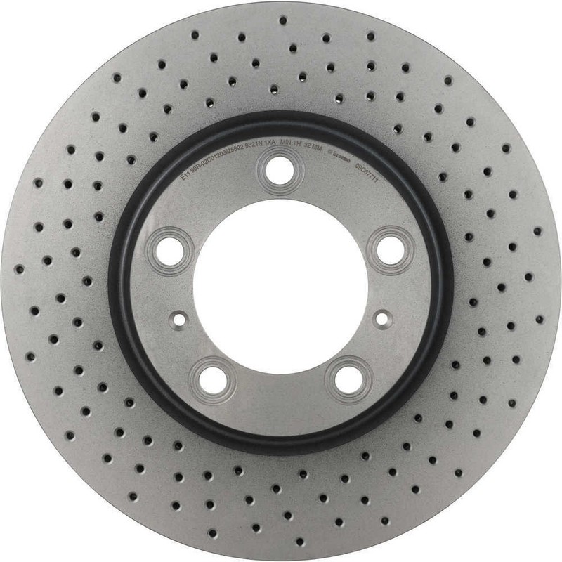 Disc Brake Rotor fits 2001-2012 Porsche 911 BREMBO NORTH AMERICA