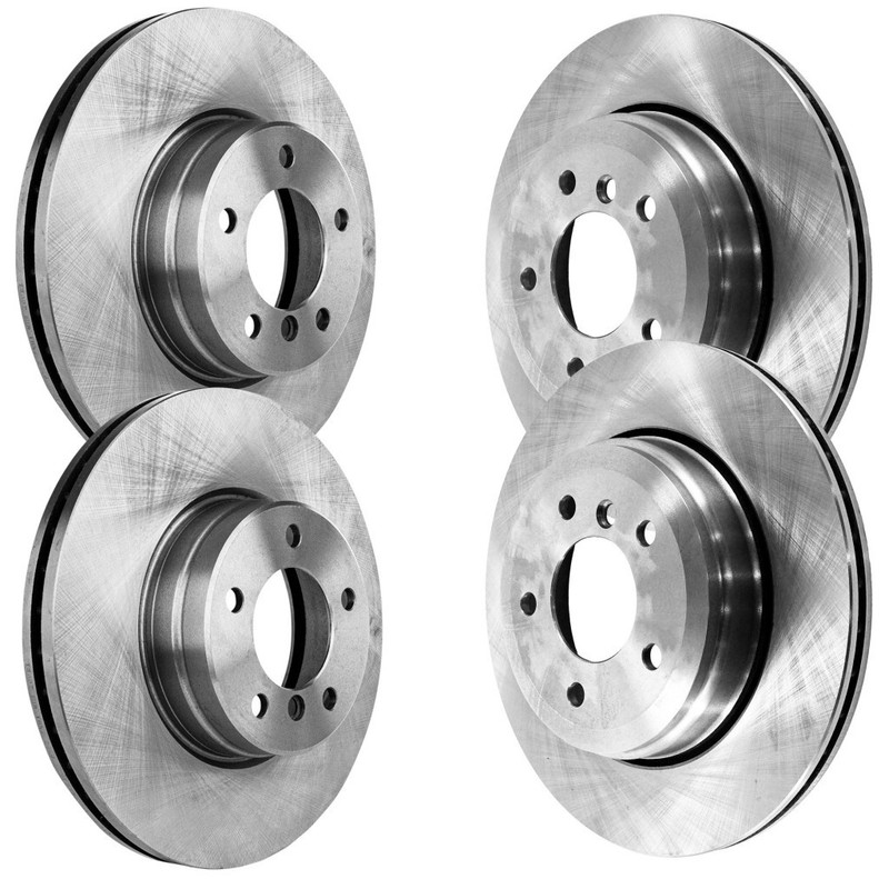 SureStop Brake Disc For BMW 525i/530i 2004-2007 Front and Rear | 4-Wheel Set