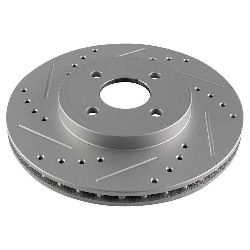 TRQ Front & Rear Semi Metallic Brake Pad & Performance Rotor Kit w/Chemicals gallery
