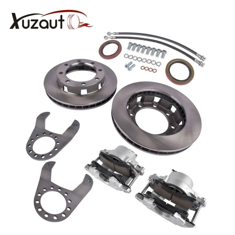 Complete Disc Brake Conversion Kit Single Rear Wheel For Chevy 14-bolt Rear Ends