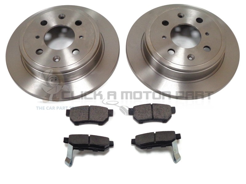 ROVER MG ZR ZS MGZR MGZS REAR 2 BRAKE DISCS & MINTEX PADS SET NEW
