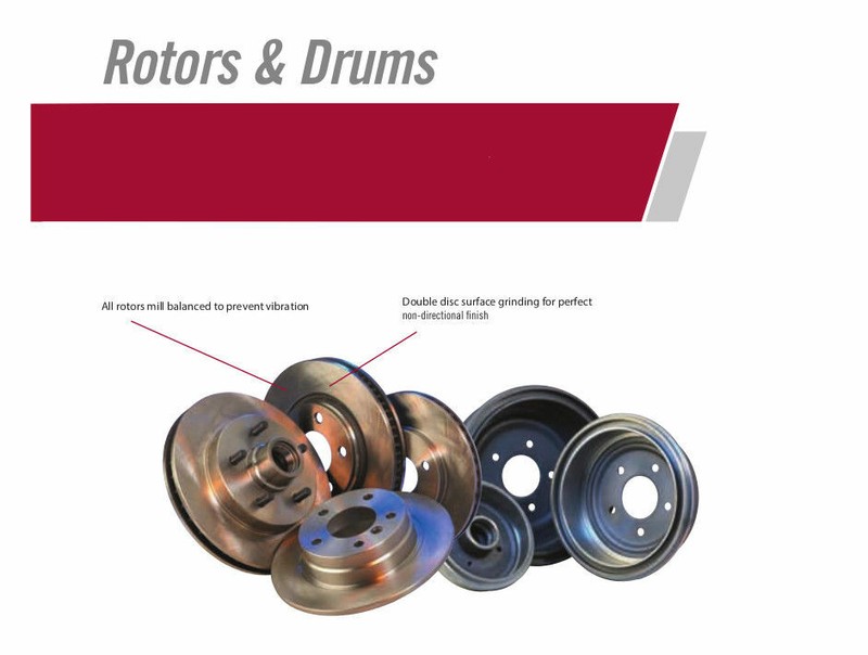 55185E Front Premium Black E-Coat Rotor Pair of 2 gallery