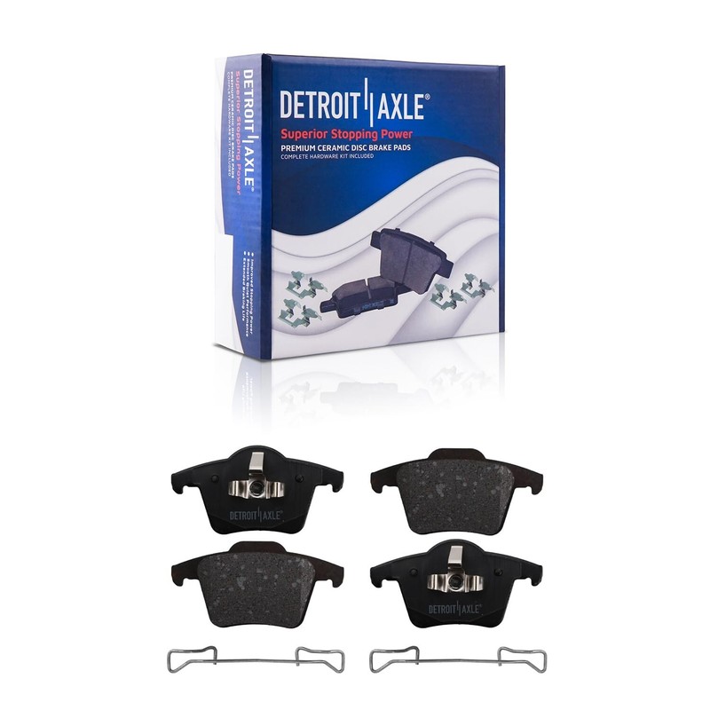 Front & Rear Disc Brake Rotors and Ceramic Brake Pads for 2003 - 2014 Volvo XC90 gallery