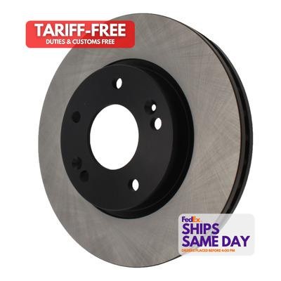 Centric Brake 120.51023, One Premium Rotor Iron Black Performance Racing Parts