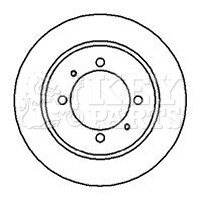 2x Brake Discs Pair Solid fits VOLVO V40 645 2.0 Rear 96 to 04 260mm Set Quality gallery