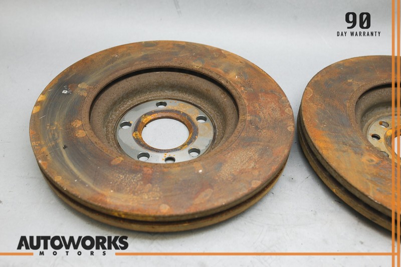 17-20 Jaguar XE X260 Front Left & Right Side Brake Rotor Disk Set of 2 OEM gallery