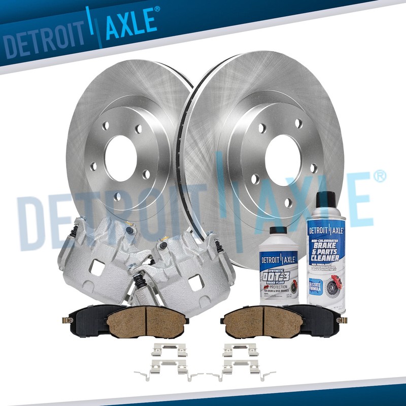 Front Disc Rotors Brake Calipers Brake Pads for I35 Infiniti i35 Maxima Altima