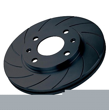 Black Diamond 12 GRV Rear Discs for Audi A3 8P 1.4 TFSi with 255mm Discs 07>12