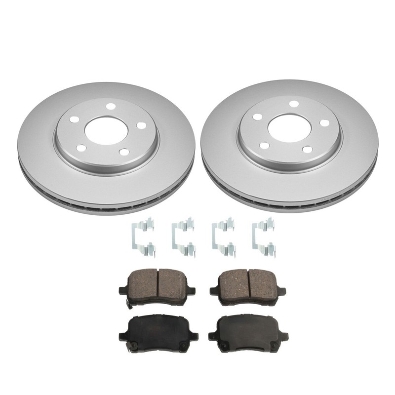 KIT-091421-268 Sure Stop 2-Wheel Set Brake Disc and Pad Kits Front for Chevy
