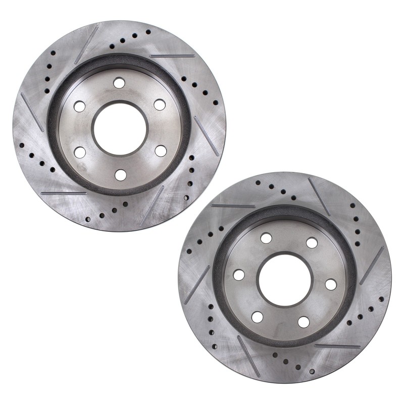 Discos de freno perforados delanteros para Chevy Avalanche Express Suburban 1500