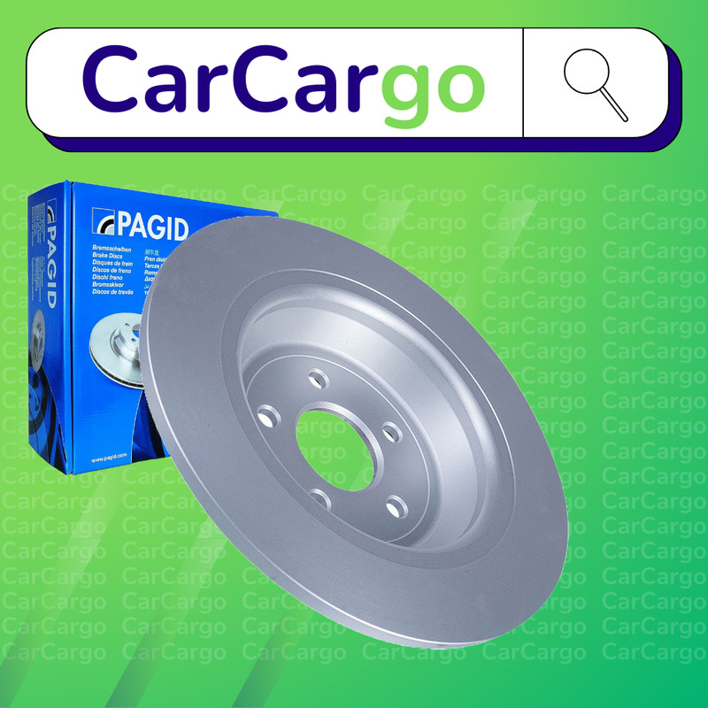 Pagid Vented Front Brake Discs Pair Ford Transit 2.0 EcoBlue 2016-2024 288 mm