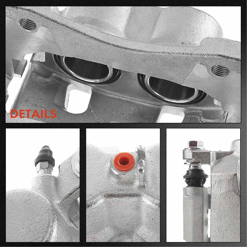 8x Front Brake Rotors & Ceramic Brake Pads + Caliper for Honda Pilot 09-15 330mm gallery