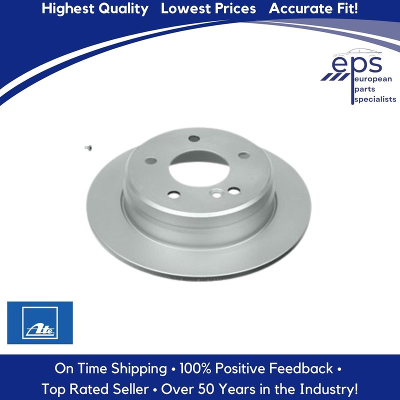 Rear Brake Disc Rotor Select 1984-98 Mercedes D E C Ate 202 423 00 12 Ate 409120 gallery