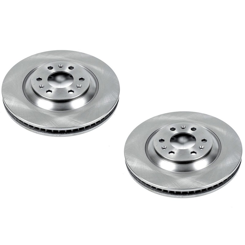 SET-P15AR82117-2 Powerstop Brake Discs 2-Wheel Set Front for Cadillac SRX 04-09