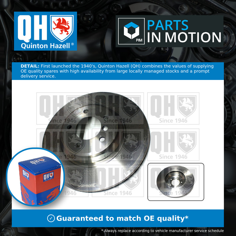 2x Brake Discs Pair Vented fits BMW 330D 3.0D Front 04 to 13 348mm Set QH New
