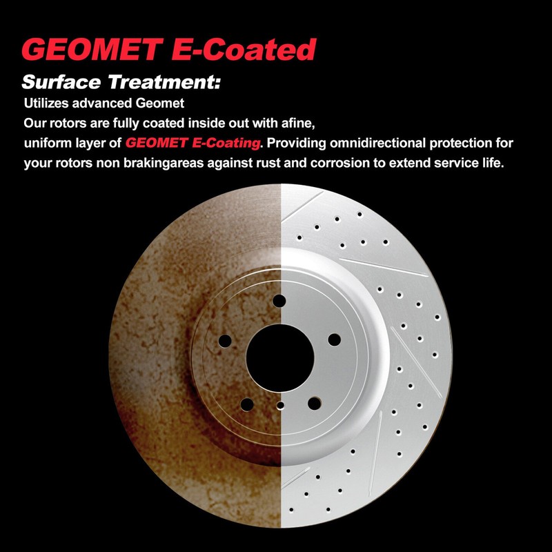 Rear Disc Rotors & Ceramic Brake Pads for Hyundai Sonata 12-17 Optima Kia Optima gallery