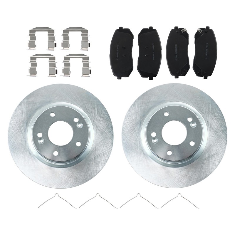 Labwork Front 305mm Drilled Brake Rotor & Ceramic Pad For Hyundai Sonata Kia gallery