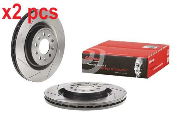 X2 PCS L&R SIDES BRAKE DISC 09.8781.21