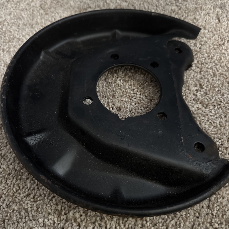AE86 Toyota Corolla GTS Right Front Brake Dust Cover Genuine Parts