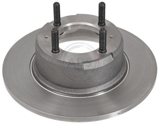 ABS 15008 Front Brake Discs Pair 267mm Solid Fits Alfa Romeo Giulia Gt Gta