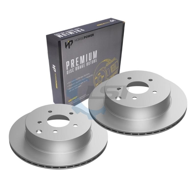 Rear Brake Disc Rotors Set for Nissan Elgrand E52 2.5L 3.5L 08/2010-on 190mm ... gallery