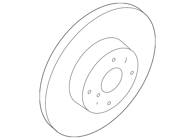 Genuine Mazda Disc Brake Rotor N12Y-33-25XC