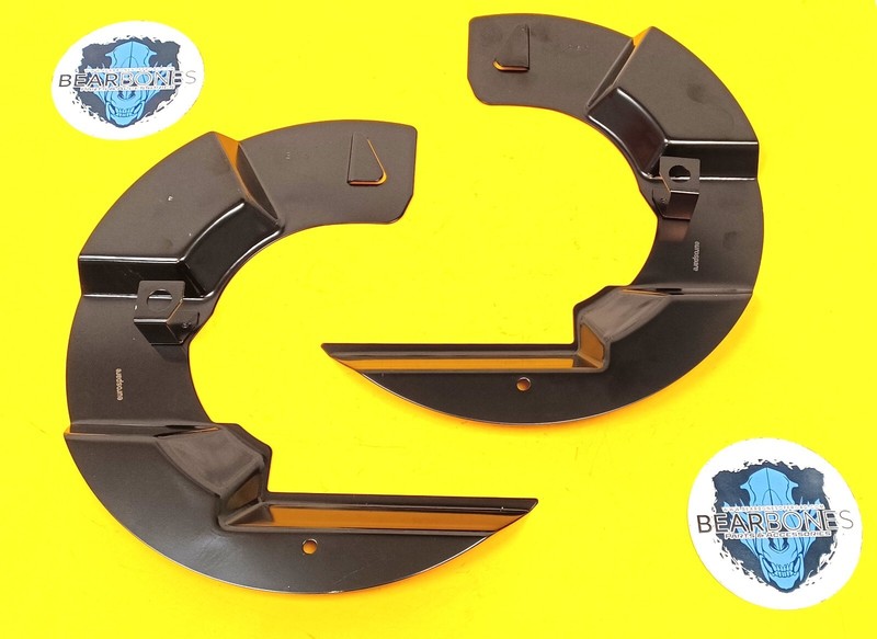 Land Rover Discovery 1 Front Pair Brake Disc Backing Plates FTC4839 FTC4838