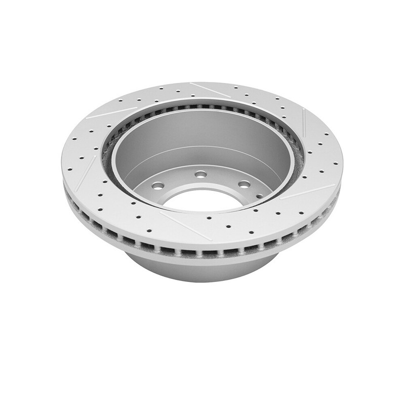 Rear Drilled Disc Brake Rotors for Chevy Silverado GMC Sierra 2500HD 3500HD gallery
