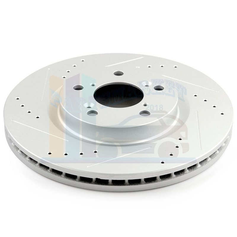 2X Front & 2X Rear Discs Brake Rotors and Pads For 2011-2014 Honda Odyssey Slot gallery