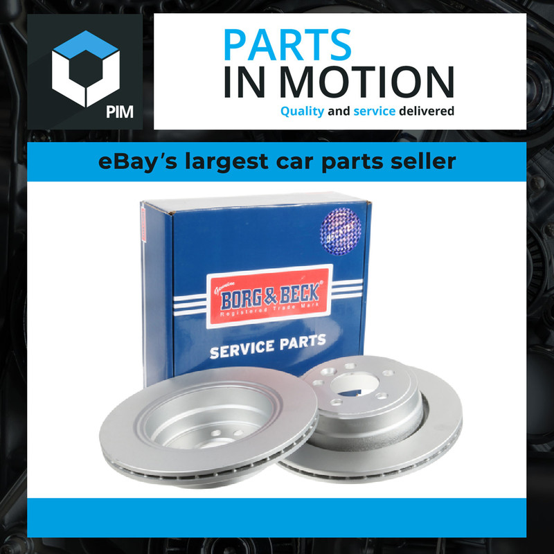 2x Brake Discs Pair Vented fits MG MG6 1.9D Rear 2012 on 19D4N 276mm Set B&B New