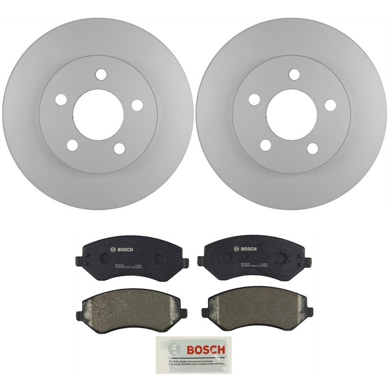 KIT-BS42624-264 Bosch 2-Wheel Set Brake Disc and Pad Kits Front for Jeep Liberty