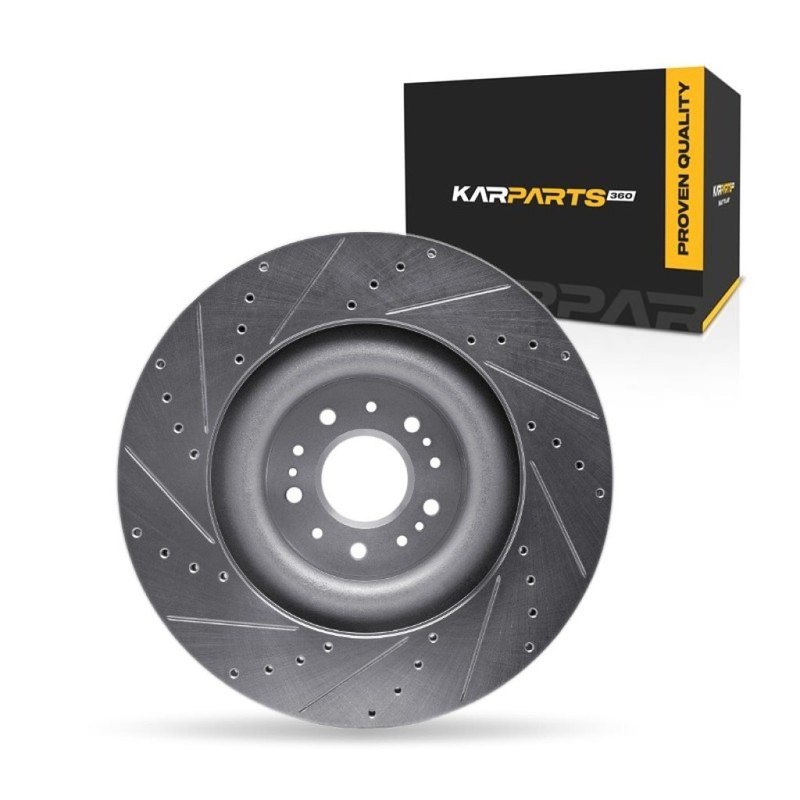 For Genesis G90 2017-2022 Disc Brake Rotor Front, Passenger Side | Cast Iron