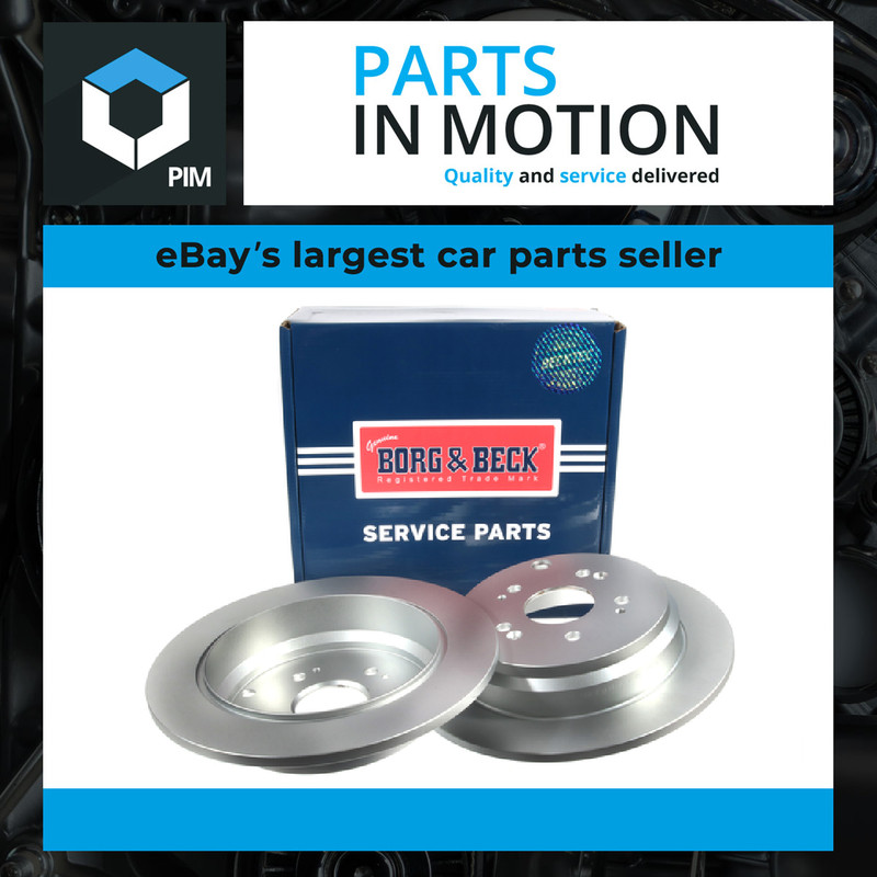 2x Brake Discs Pair Solid fits HONDA CR-V Mk3 RE7 2.4 Rear 2009 on 302mm Set B&B