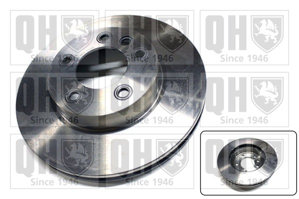 Brake Disc Single Vented fits VW TOUAREG 7L, 7P 3.0D Front Right 04 to 18 330mm gallery