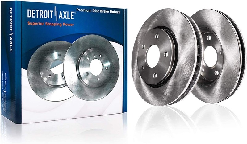 5-Lug Front & Rear Brake Pads Rotors for 2005-2013 Mazda 3 gallery