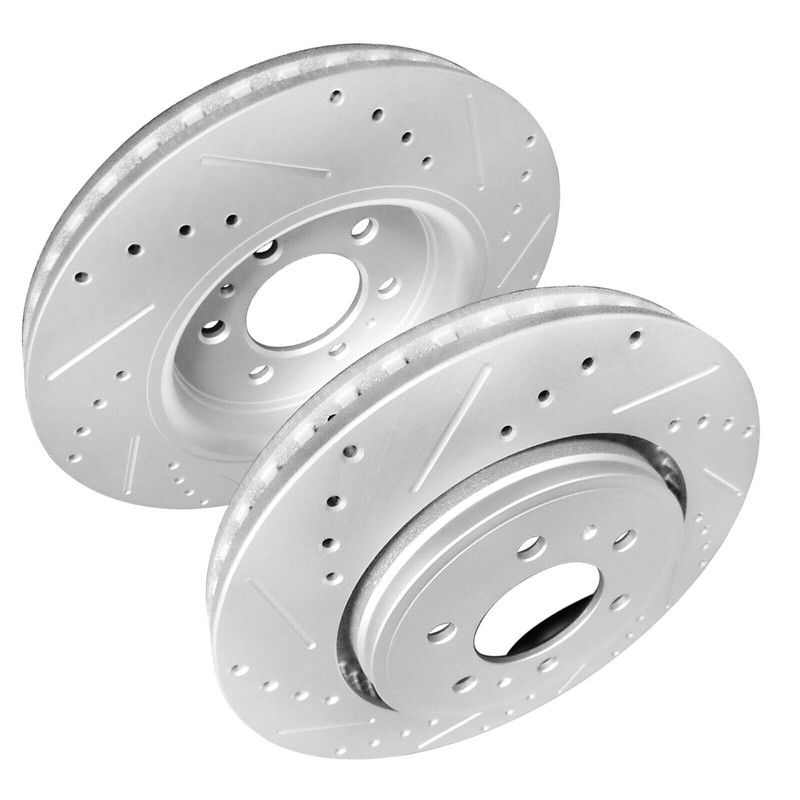 Front & Rear Drilled Disc Brake Rotors Pads Kit fit Ford F-150 2012-2020 6 LUGS gallery