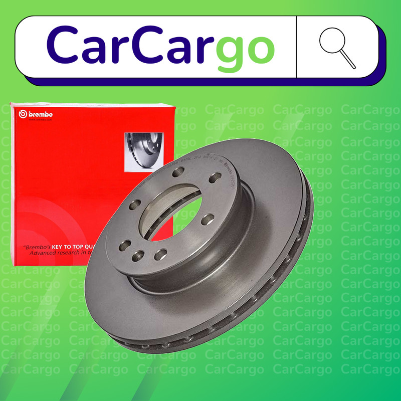 Brembo Vented Front Brake Discs Mercedes Sprinter 4.6-T 415 CDI 2006-2009 300 mm