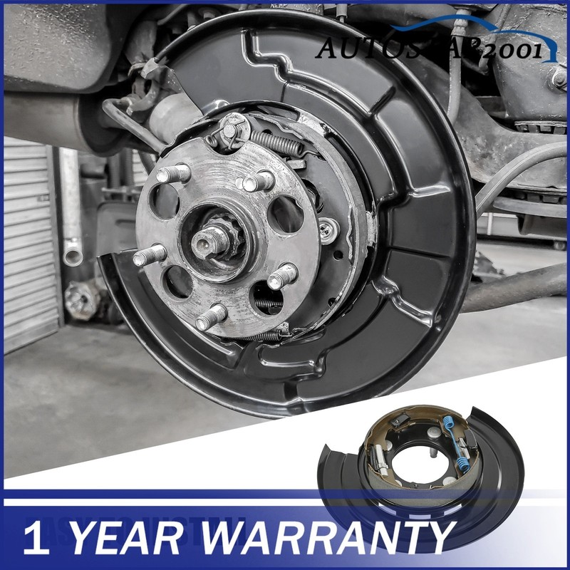 Rear Passenger Parking Brake w/ Backing Plate Assembly Fit Ford Super Duty F-250 gallery