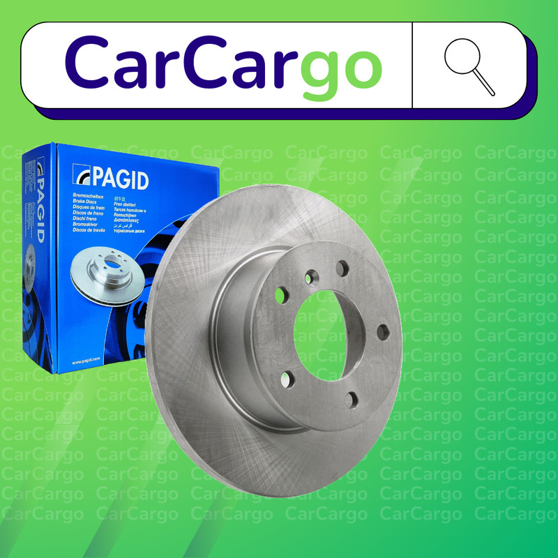 Pagid Solid Front Brake Discs Pair For Mercedes G-Class 320 GE 1994-1997 303 mm