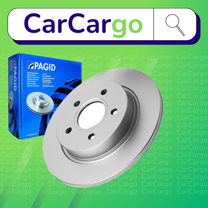 Pagid Solid Rear Brake Discs Ford Focus 1.6 TDCi ECOnetic 2012-2015 270.9 mm