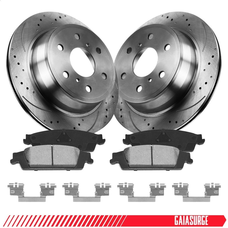 Front Rear Disc Brake Rotors Pads Kits for Chevy GMC Silverado Sierra 1500 Yukon