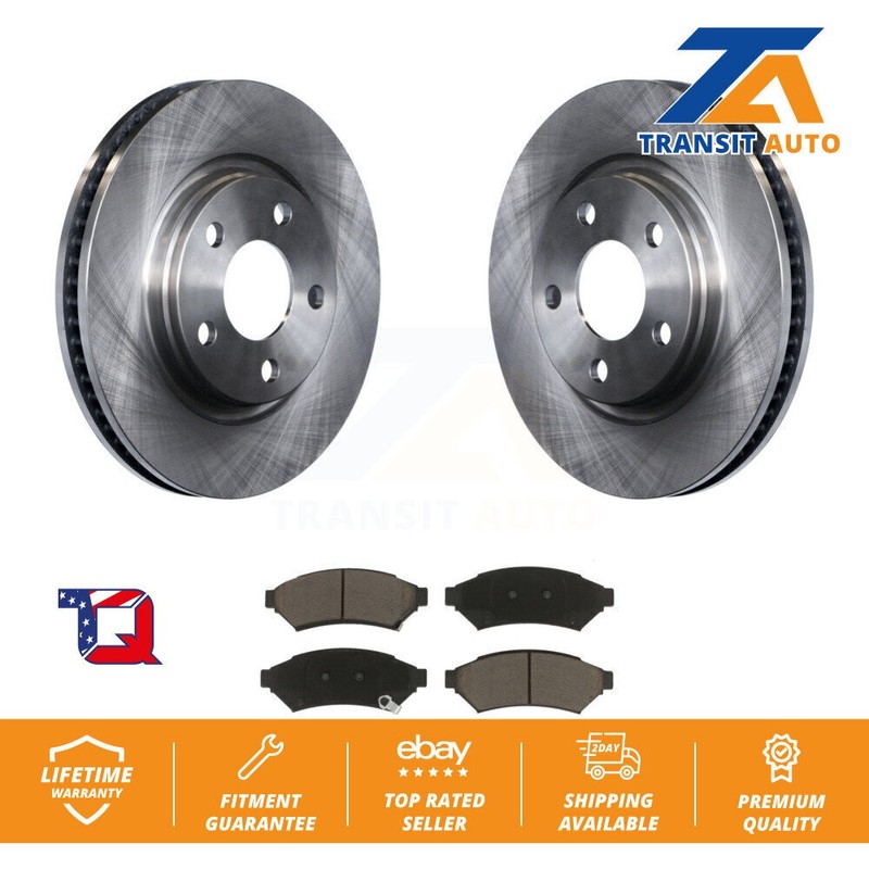 [Front] Brake Rotor Ceramic Pad Kit For Buick Pontiac LaCrosse Grand Prix Allure