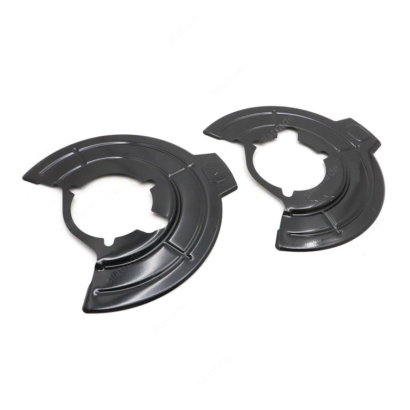 2Pcs Left & Right Side Fit For 2007-2018 Jeep Wrangler Black Brake Dust Shield gallery