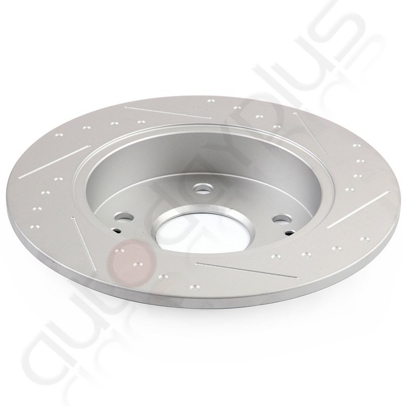 Rear Slot Brake Discs Rotors And Ceramic Pads For Honda Civic Sedan Prelude ILX gallery