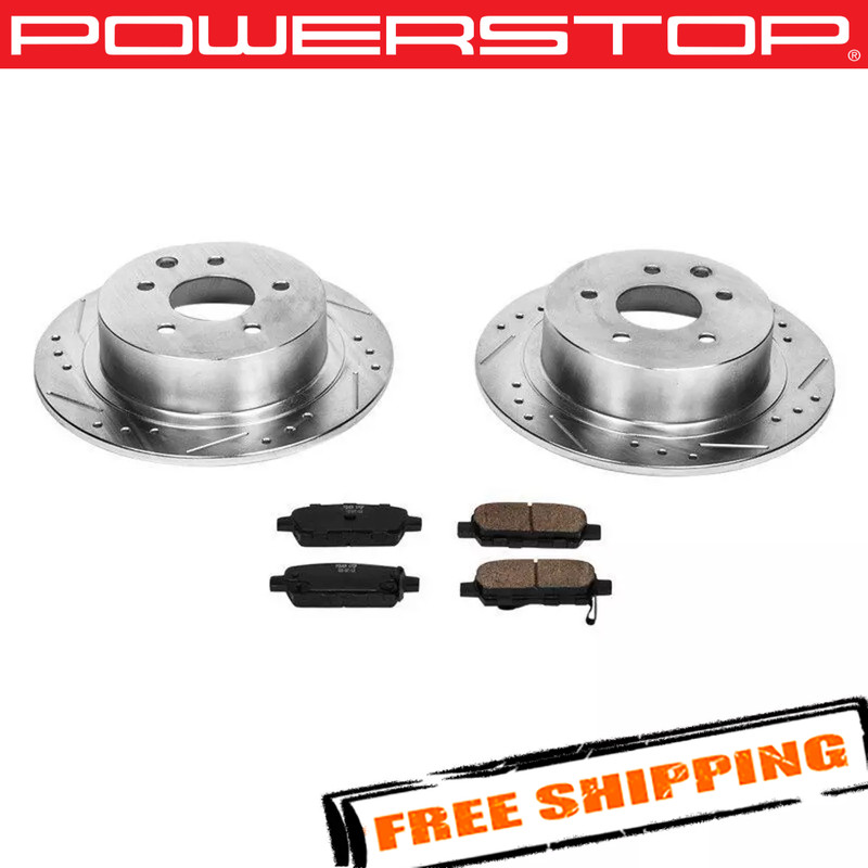 Power Stop 1-Click Z23 Evolution Sport Drilled Brake Kit for 02-18 Nissan Altima