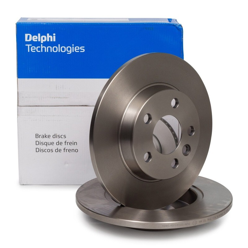 Genuine Delphi BG3416 Rear Brake Disc Set 280mm for VW Transporter T4