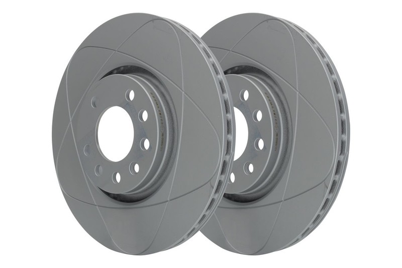 X2 PCS L&R SIDES FRONT FITS OPEL ADAM 1.0 BRAKE DISC 24.0325-0142.1 ATE gallery
