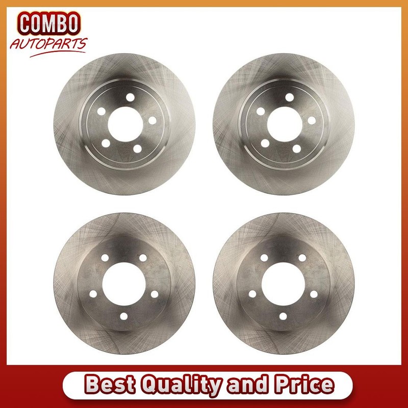 Front Rear Disc Brake Rotors for 1999 Ford F-150